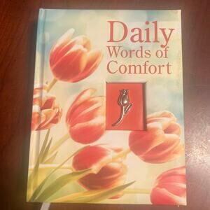 Daily Words Of Comfort Hardcover Devotional Cristian Spiritual Inspirational